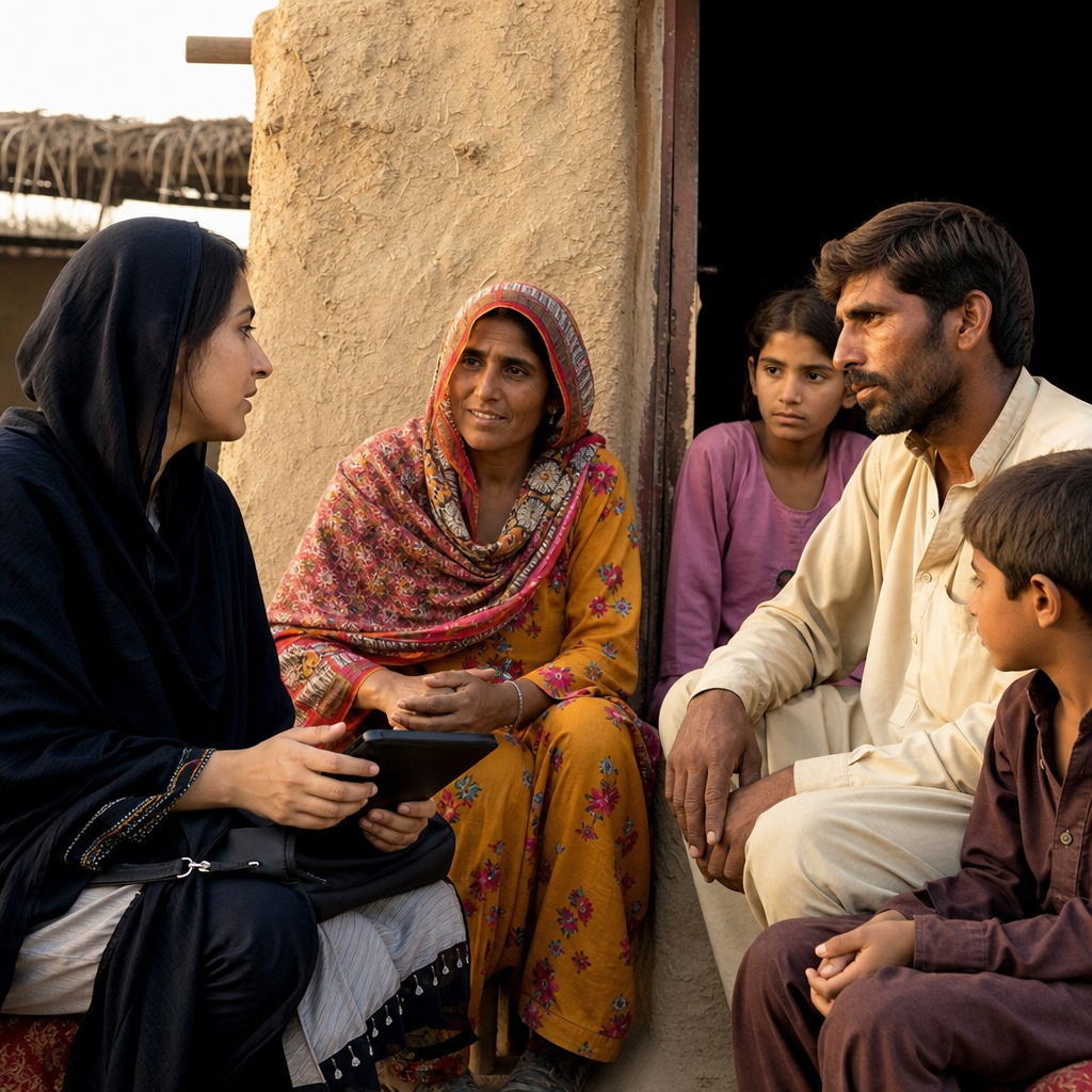 Field research in Pakistan